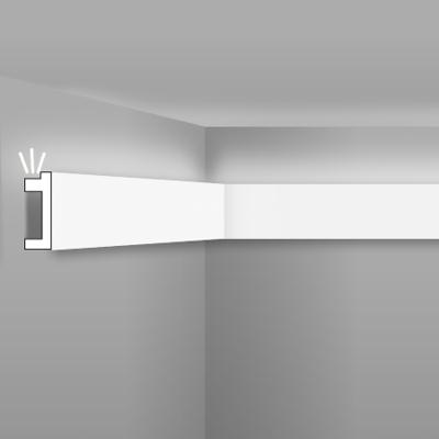 Stilby skrivač LED rasvete CU-LED polistiren visoke gustine 60x20x2000mm bela glatka svetlo prema plafonu