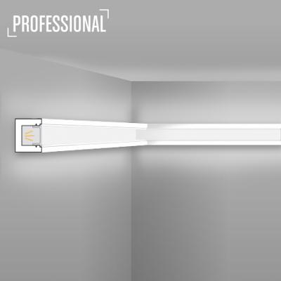 Stilby skrivač LED rasvete IL12 polistiren visoke gustine 20x25x2000mm bela glatka zidna svetlo prema prostoriji