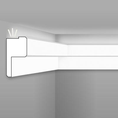Stilby skrivač LED rasvete SK 13 XPS stirodur 100x50x2000mm bela glatka površina zidna svetlo prema plafonu prave ivice
