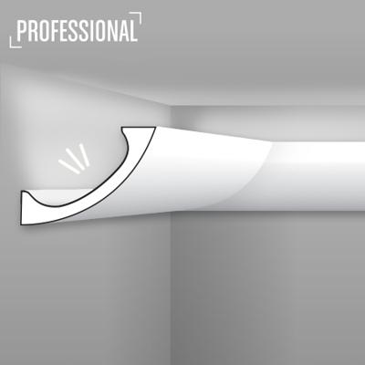 Stilby skrivač LED rasvete WT 3 polistiren visoke gustine 80x110x2000mm bele boje glatke površine, zidna, svetlo prema zidu i plafonu