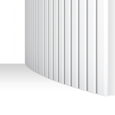 Stilby CANELE L FLEX fleksibilni zidni panel od poliuretana 2000x14.5x295mm bela boja sa 3D reljefnim letvicama