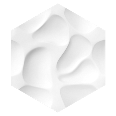 Stilby Coral 3D zidni panel poliuretan 380x329x25mm bela boja sa reljefnim organskim motivima