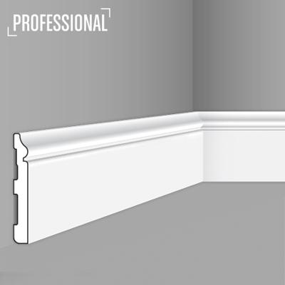 Stilby podna lajsna CF 12 polistiren visoke gustine 120x15x2000mm bela sa dekorativnim reljefom na vrhu