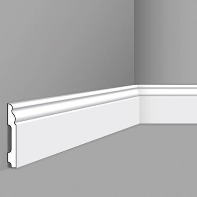 Stilby podna lajsna FB 2 polistiren visoke gustine 100x13x2000mm bela sa dekorativnim profilom