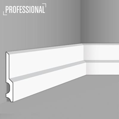 Stilby podna lajsna FD 22 polistiren visoke gustine 130x18x2000mm bela glatka stepenasta