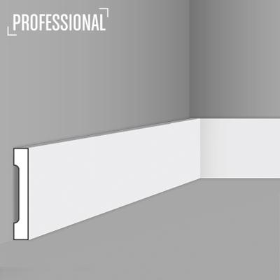 Stilby podna lajsna FD 2S polistiren visoke gustine 110x15x2000 mm bela ravan profil