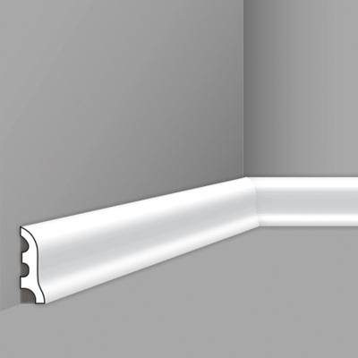 Stilby podna lajsna FL 3 polistiren visoke gustine 55x17x2000mm bela sa profilisanim ivicama