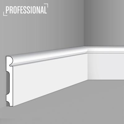 Stilby podna lajsna FL 4 polistiren visoke gustine 150x20mm bela sa gornjim ukrasnim profilom