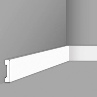 Stilby podna lajsna WD 4 polistiren visoke gustine 58x12x2000mm bela glatka