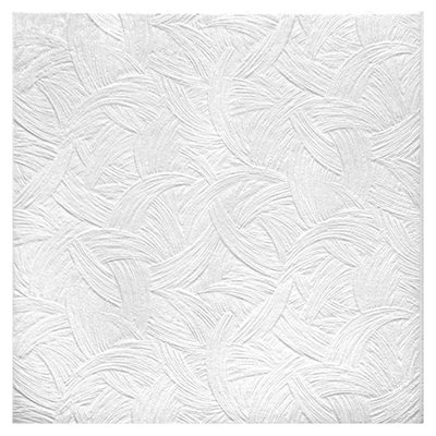 Stilby plafonska obloga T-133 Berlin EPS stiropor 50x50cm bela sa teksturiranim reljefnim lukovima.