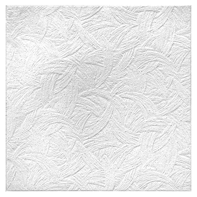 Stilby plafonska obloga Model 4 EPS stiropor 50x50cm bela sa reljefnim polukružnim teksturama.