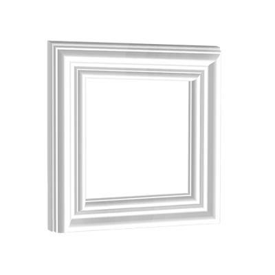 Stilby CLASSIC 50 zidni panel ekspandirani polistiren 500x500x35mm bela boja 3D reljef u obliku rama