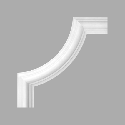 Stilby dekorativni ugao BW 11 polistiren visoke gustine R-120 bela boja reljefne ivice