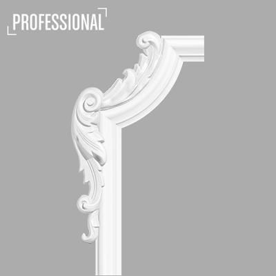 Dekorativni ugao WL 201 otporan na vlagu, farbanje bojama na bazi vode, laka montaža lepkom STIL Finish 3, kompatibilan sa zidnom lajsnom WL 2