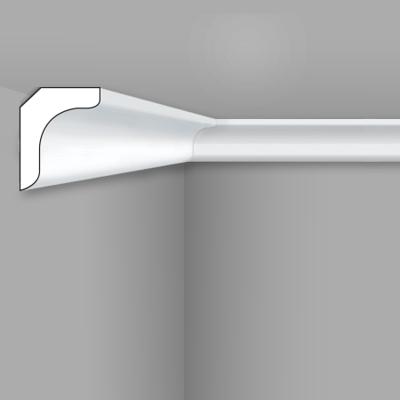 Stilby plafonska lajsna LX 22, stiropor, 25x20x2000 mm, bela, glatka, minimalistička.