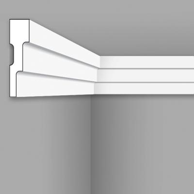 Stilby plafonska lajsna PLA 123 XPS stiropor 120x30x2000mm bela profilisana, sa tri stepenika