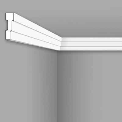 Stilby plafonska lajsna PLA 59 (F70) XPS stiropor 59x18x2000mm bela stepenasti reljef