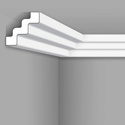 Stilby plafonska lajsna PLA 75 XPS 75x75x2000mm bela stepenasti profil, 3 stepenika