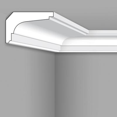 Stilby plafonska lajsna PLA 76 XPS stiropor 76x116x2000mm bela glatka profilisana