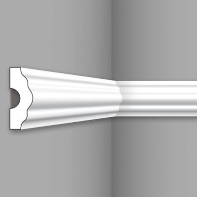 Stilby LX 41 zidna lajsna , tvrdi polistiren, 40x16mm, bela, profilisana, sa tri ispupčenja.