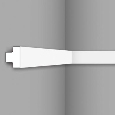 Stilby T 40 zidna lajsna polistiren visoke gustine 30x20x2000mm bela ravna, t profil