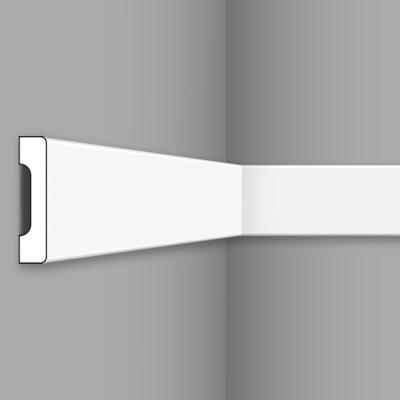 Stilby WD 4 zidna lajsna polistiren visoke gustine 58x12x2000mm bela glatka površina blago zaobljene ivice