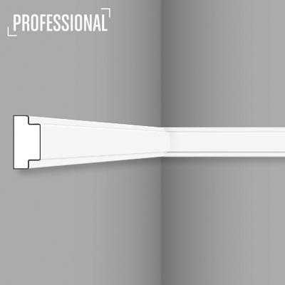 Stilby WL 10 zidna lajsna polistiren visoke gustine 30x14.5x2000mm bela glatka simetrična sa dva žljeba