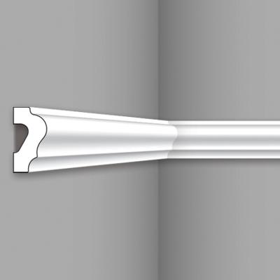 Stilby WL 2 zidna lajsna polistiren visoke gustine 40x20x2000 mm bela glatki reljef asimetrična