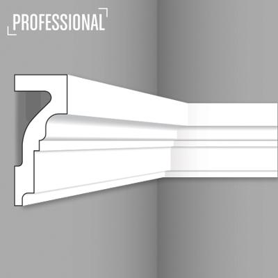 Stilby WL 4 zidna lajsna polistiren visoke gustine 100x40x2000mm bela reljefna profilacija sa pravim uglovima