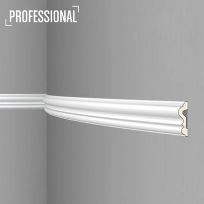 Stilby Z 1360 FLEX zidna lajsna poliuretan 60x13x2000mm bela klasičan profil fleksibilna za zaobljene zidove