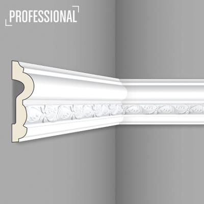 Stilby Z 30 zidna lajsna poliuretan 80x22x2000mm bela sa reljefnim ukrasima