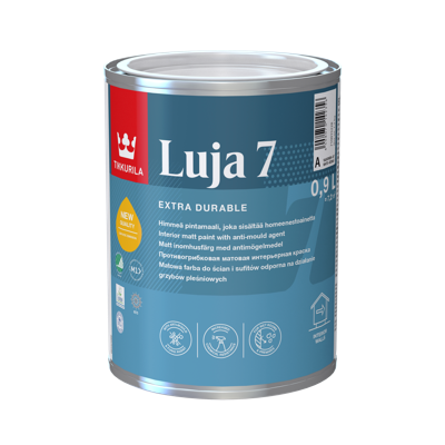 Tikkurila Luja 7 0,9 L mat boja za zidove i plafone, toniranje online po Symphony ton karti.