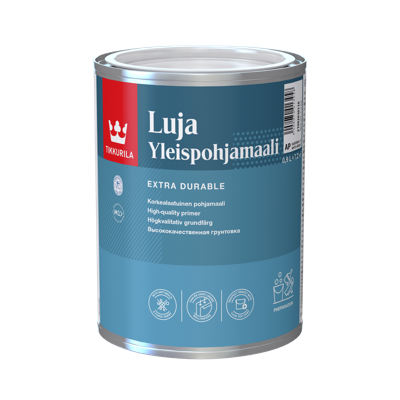 Tikkurila Luja Yleispohjamaali 0,9 L akrilni prajmer za zidove i plafone, toniranje online u svetle nijanse po Symphony ton karti.