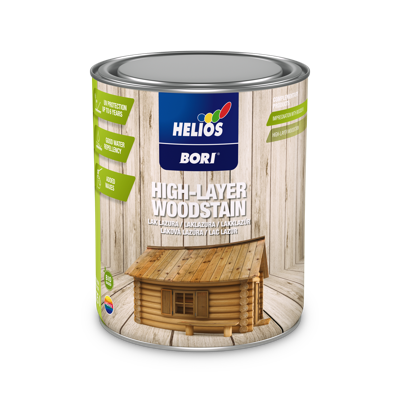 HELIOS BORI lak lazura svilenkasti premaz za drvo 0,75 l