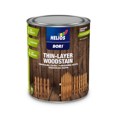 HELIOS BORI tankoslojna lazura prozirna zaštita za drvo 0,75 l