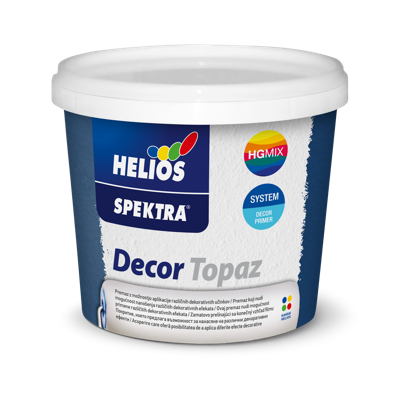 HELIOS SPEKTRA Decor Topaz dekorativna boja za unutrašnje zidove sa baršunastim metalik efektom i prelivenim sjajem.