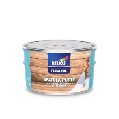HELIOS TESSAROL kit za lopaticu za popravku oštećenja na drvetu, za unutrašnju i spoljašnju upotrebu. Ne tonira se.