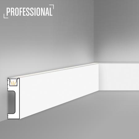 Stilby skrivač LED rasvete IL10 polistiren visoke gustine HDPS 80x23x2000mm bela glatka podna svetlo prema plafonu