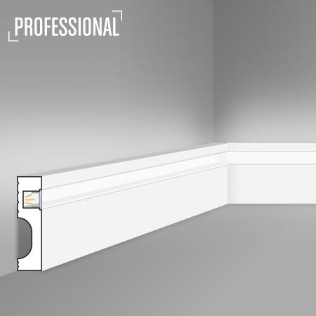 Stilby skrivač LED rasvete IL11 polistiren visoke gustine 80x20x2000mm bela ravna. podna svetlo prema prostoriji