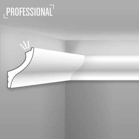 Stilby skrivač rasvete IL13 HDPS polistiren visoke gustine 80x52x2000mm bela glatki profil zidna svetlo prema plafonu