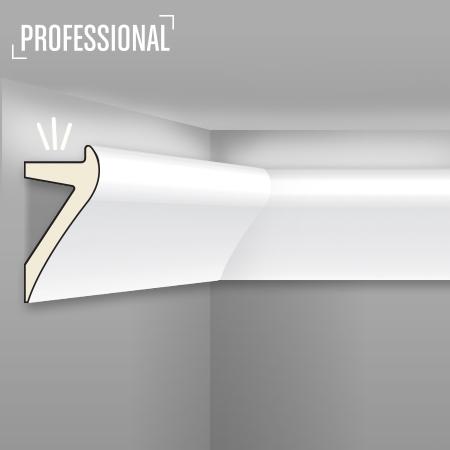 Stilby skrivač LED rasvete IL2 poliuretan 105x50x2000mm bela glatka površina zidna svetlo prema lafonu