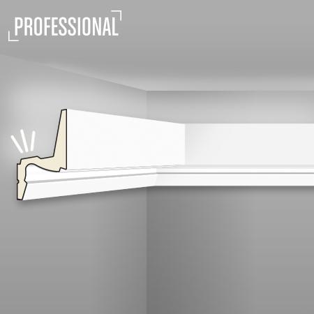 Stilby skrivač LED rasvete IL7 poliuretan 92x50x2000mm bela glatka profilacija zidna svetlo prema plafonu