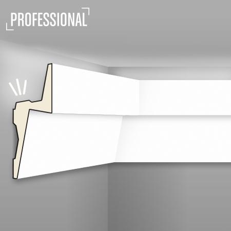 Stilby skrivač LED rasvete IL8 poliuretan 150x50x2000mm bela zidna svetlo prema plafonu glatki reljef