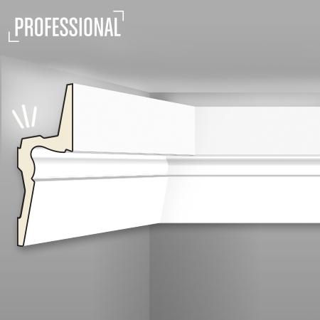 Stilby skrivač LED rasvete IL9 poliuretan 150x50x2000mm bela profilni dekor zidna svetlo prema plafonu