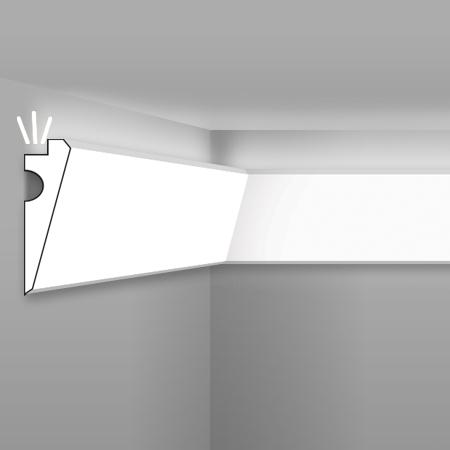 Stilby skrivač LED rasvete SK17 XPS stirodur 100x29.5mm bela ravna glatka površina. zidna svetlo prema plafonu