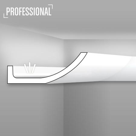 Stilby skrivač LED rasvete WT 4 polistiren visoke gustine 70x180x2000mm bela glatka, zidna, svetlo prema plafonu