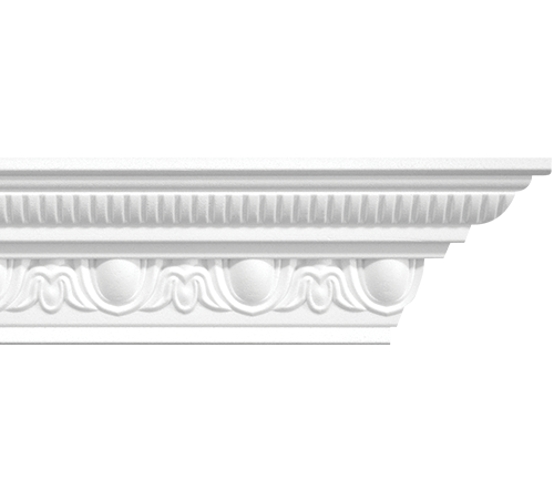 Stilby gravirana lajsna Marija ekspandirani stiropor 105x105x2000mm bela sa klasičnim reljefom
