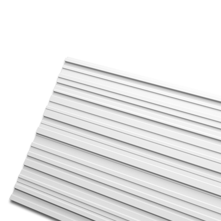 Stilby Allegretto 3D zidni panel poliuretan 300x14x2000mm bela boja linearni reljef