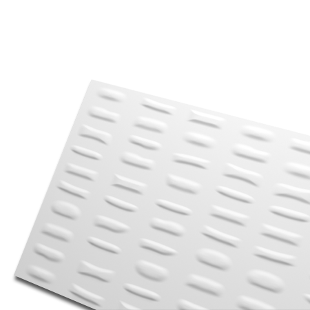 Stilby Bohemia 3D zidni panel poliuretan 300x13x2000mm bela boja 3D elipsasti reljef