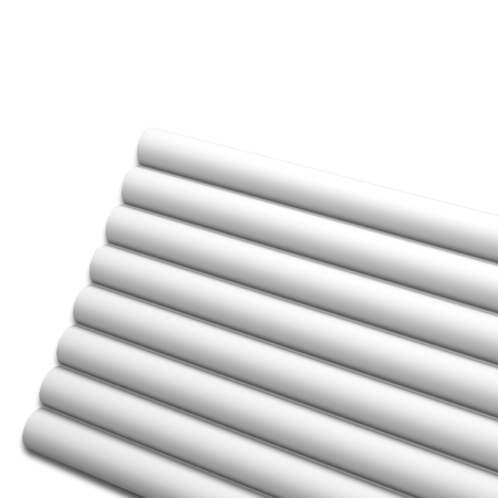 Stilby CANELE XL zidni panel od poliuretana 300x24x2000mm bele boje sa reljefom polukružnih kanelura.